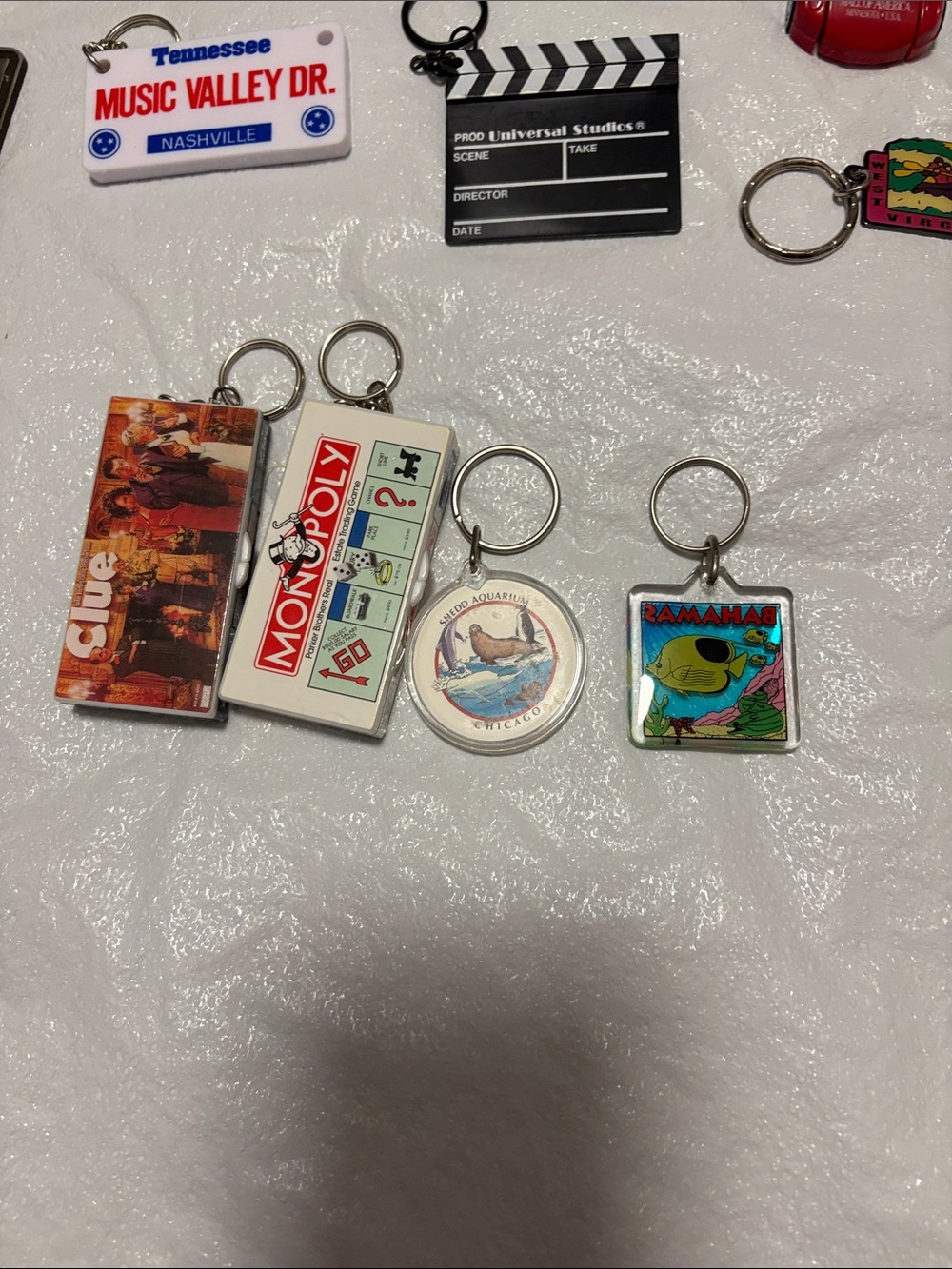 Assorted Keychain Collection - Multi-Color Keyring Set - Picture 8 of 10